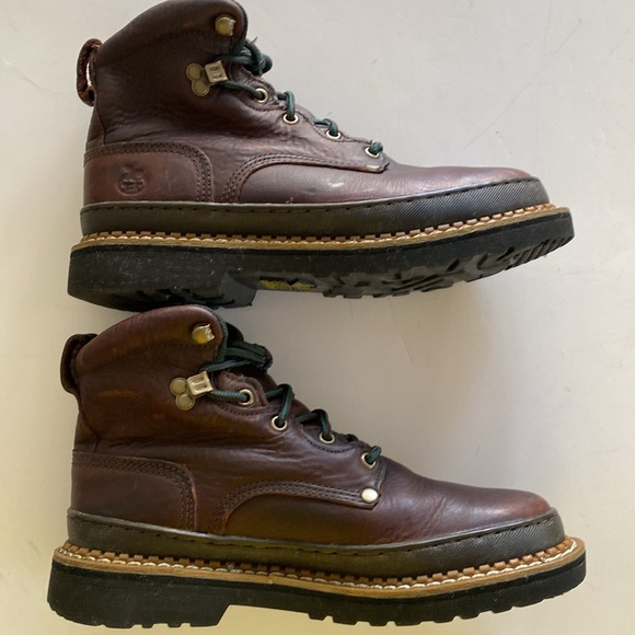 Georgia Giant Brown Leather Boots G6274 Size 8 main image 8